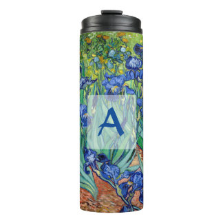 Irissen Vincent van Gogh Blauwe Bloemen Kunstmonog Thermosbeker