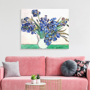 Irissen Vincent van Gogh Canvas Afdruk