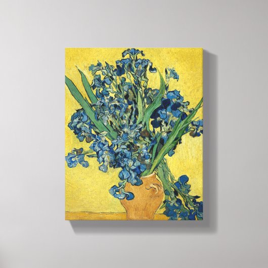 Irissen - Vincent van Gogh Fijne Kunst Canvas Afdruk (Voorkant)