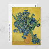 Irissen - Vincent van Gogh Fine Art Briefkaart (Voorkant / Achterkant)