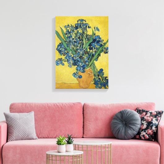 Irissen - Vincent van Gogh Fine Art Canvas Afdruk (Insitu (Woonkamer))