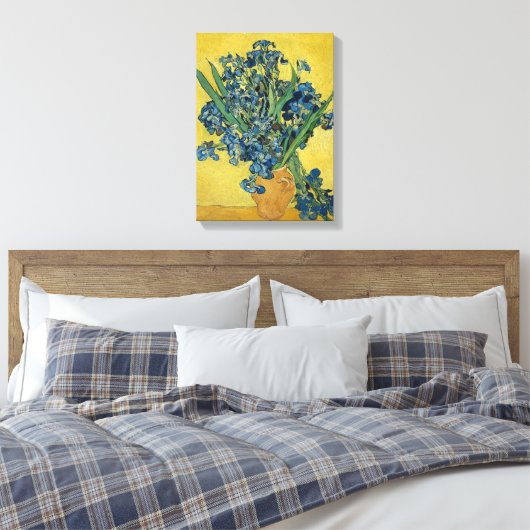 Irissen - Vincent van Gogh Fine Art Canvas Afdruk (Insitu (Slaapkamer))
