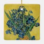 Irissen - Vincent van Gogh Fine Art Keramisch Ornament (Achterkant)