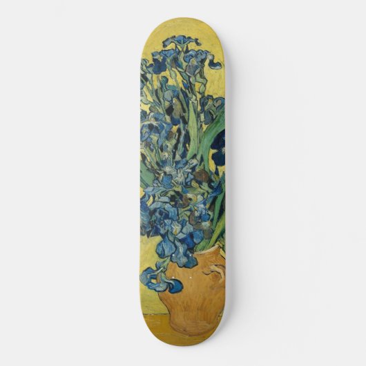 Irissen - Vincent van Gogh Fine Art Persoonlijk Skateboard (Voorkant)