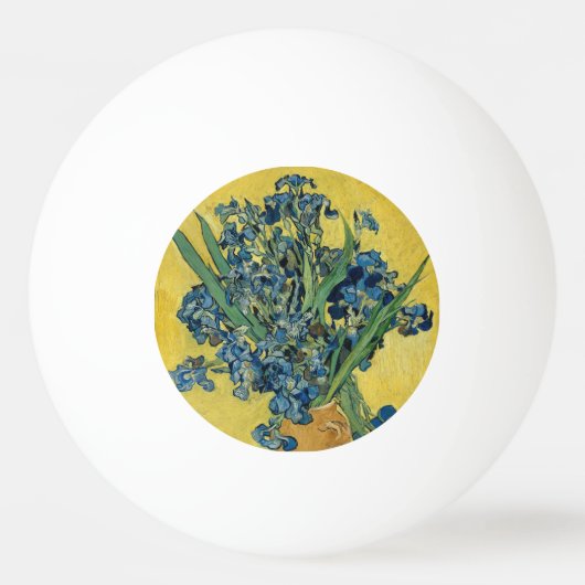 Irissen - Vincent van Gogh Fine Art Pingpongbal (Voorkant)