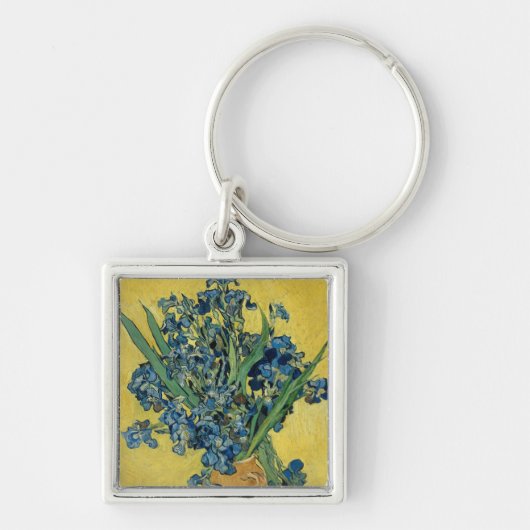 Irissen - Vincent van Gogh Fine Art Sleutelhanger (Voorkant)