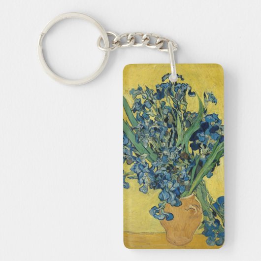 Irissen - Vincent van Gogh Fine Art Sleutelhanger (Voorkant)