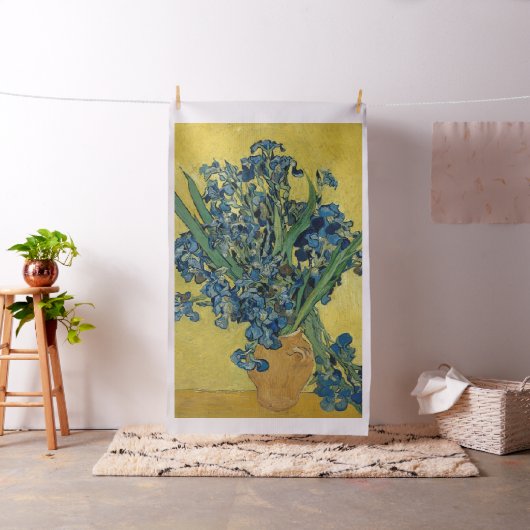 Irissen - Vincent van Gogh Fine Art Stof (Voorbeeld)
