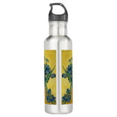 Irissen - Vincent van Gogh Fine Art Waterfles (Achterkant)