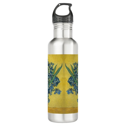 Irissen - Vincent van Gogh Fine Art Waterfles (Voorkant)