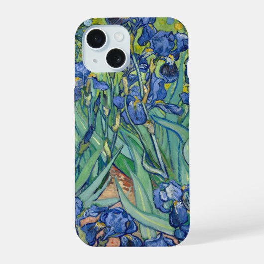 Irissen | Vincent van Gogh iPhone 15 Case (Achterkant)