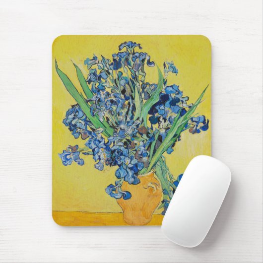 Irissen Vincent van Gogh        Muismat (Met muis)
