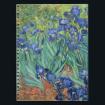 Irissen | Vincent van Gogh Notitieboek<br><div class="desc">Irises (1889) van de Nederlandse postimpressionist Vincent Van Gogh. Origineel landschapsschilderij is een olie op het canvas met een tuin van bloeiende irisbloemen. Gebruik de ontwerphulpmiddelen om douanetekst toe te voegen of het afbeelding te personaliseren.</div>