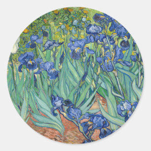 Irissen   Vincent van Gogh Ronde Sticker