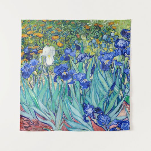 Irissen Vincent van Gogh  Wandkleed (Voorkant)
