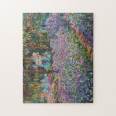 Iristen in de tuinbouwkunst legpuzzel (Verticaal)