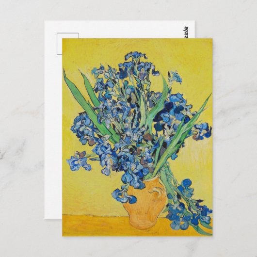 IrisVincent van Gogh Briefkaart (Voorkant / Achterkant)