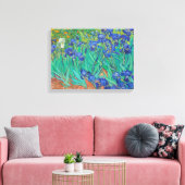 IrisVincent van Gogh Canvas Afdruk (Insitu (Woonkamer))