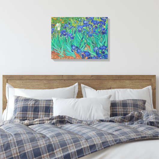 IrisVincent van Gogh Canvas Afdruk (Insitu (Slaapkamer))