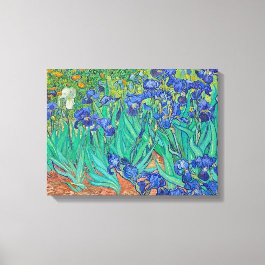IrisVincent van Gogh Canvas Afdruk (Voorkant)