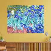 IrisVincent van Gogh Canvas Afdruk (Insitu (Woonkamer))