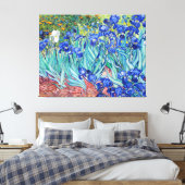 IrisVincent van Gogh Canvas Afdruk (Insitu (Slaapkamer))