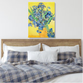 IrisVincent van Gogh Canvas Afdruk (Insitu (Slaapkamer))
