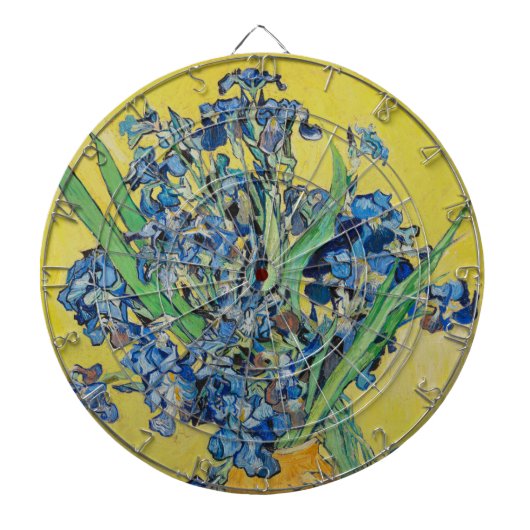 IrisVincent van Gogh Dartbord (Voorkant)
