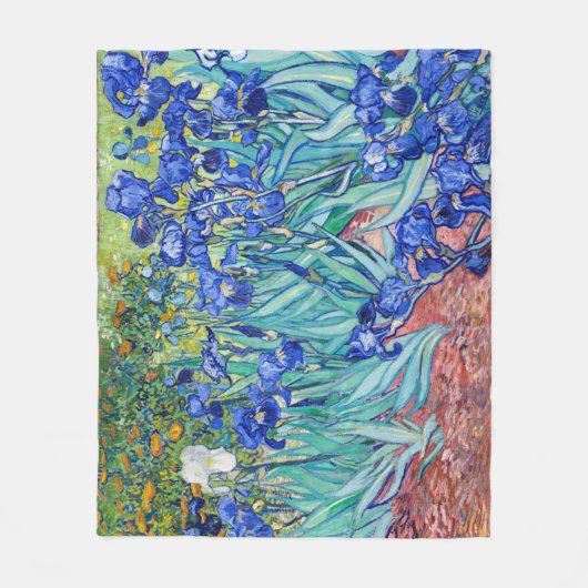 IrisVincent van Gogh Fleece Deken (Voorkant)