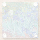 IrisVincent van Gogh Glazen Onderzetter (Achterkant)