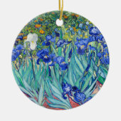 IrisVincent van Gogh Keramisch Ornament (Voorkant)