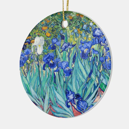 IrisVincent van Gogh Keramisch Ornament (Links)