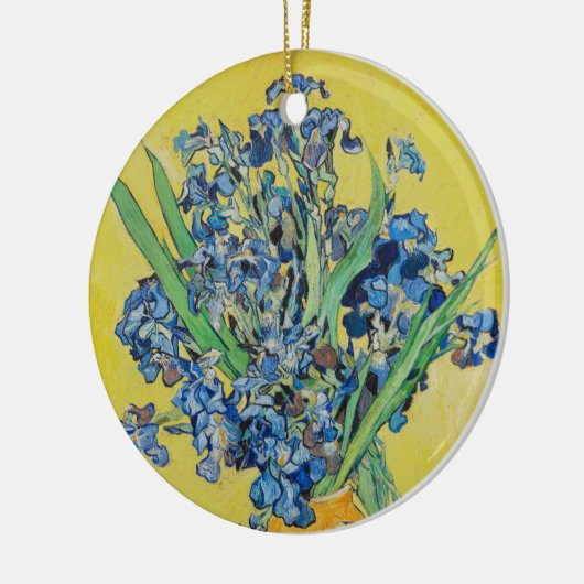IrisVincent van Gogh Keramisch Ornament (Links)