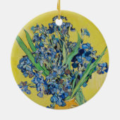 IrisVincent van Gogh Keramisch Ornament (Achterkant)