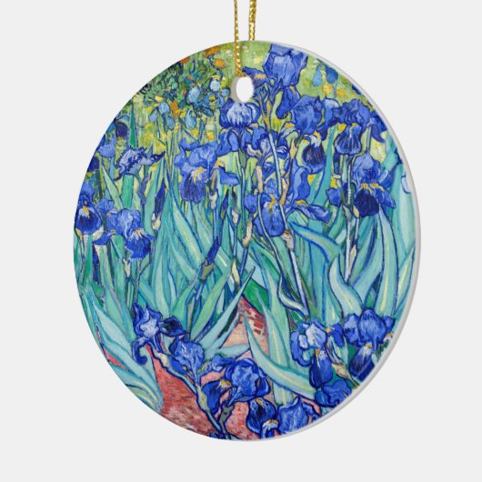IrisVincent van Gogh Keramisch Ornament (Links)