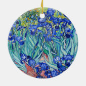 IrisVincent van Gogh Keramisch Ornament (Achterkant)