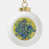 IrisVincent van Gogh Keramische Bal Ornament (Voorkant)