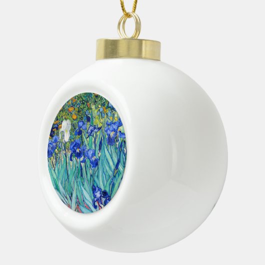 IrisVincent van Gogh Keramische Bal Ornament (Rechts)