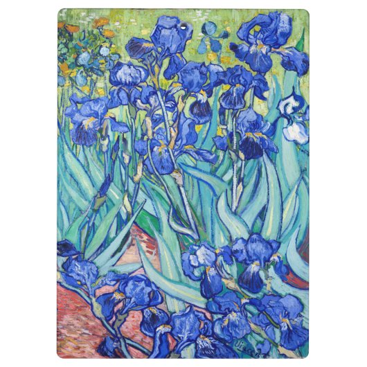 IrisVincent van Gogh Klembord (Achterkant)