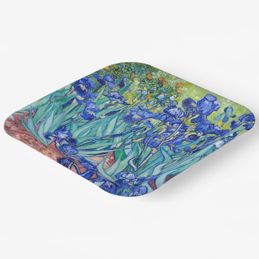 IrisVincent van Gogh Papieren Bordje (Gebogen)