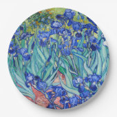 IrisVincent van Gogh Papieren Bordje (Voorkant)