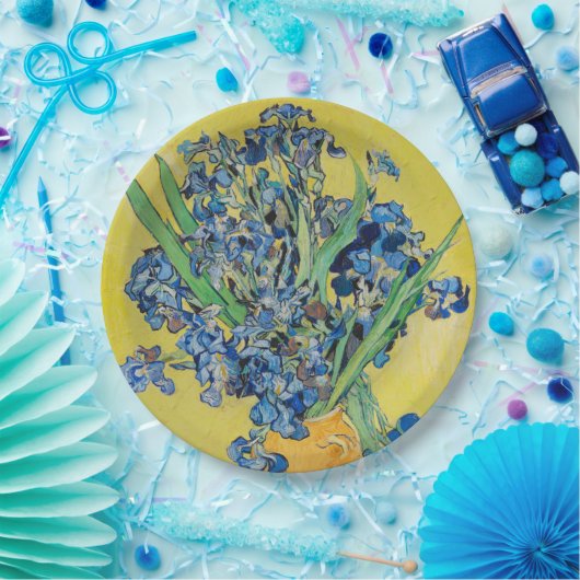 IrisVincent van Gogh Papieren Bordje (Feest)