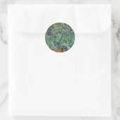 IrisVincent van Gogh Ronde Sticker (Tas)