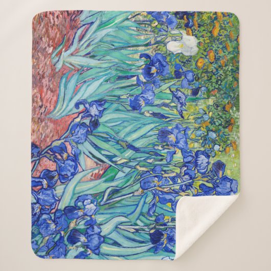 IrisVincent van Gogh Sherpa Deken (Voorkant)