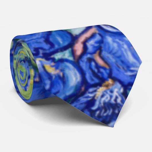 IrisVincent van Gogh Stropdas (Opgerold)