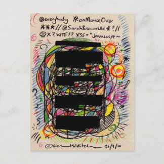 irkafirka @twitter crashte briefkaarten