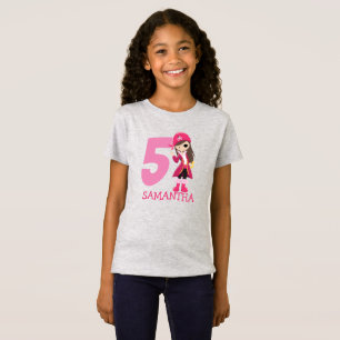 IRL Name Party Pirate 5th Birthday T-Shirt