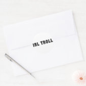 IRL Troll Ronde Sticker (Envelop)