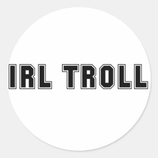 IRL Troll Ronde Sticker