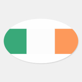 Irland Flagge Ovale Sticker
